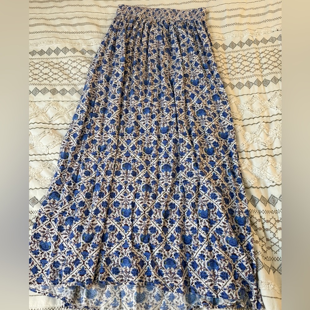 Nicole Miller Floral Maxi Skirt size XS pockets! - Picture 5 of 6